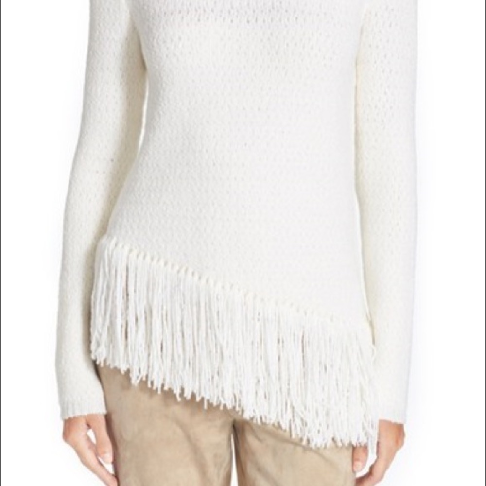 Theory Hudina Fringe Sweater